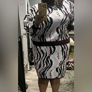 Sweater and Sweater skirt set